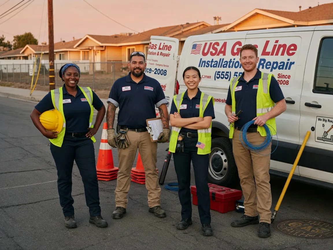 Gas Line Installation company in Woodlake, CA